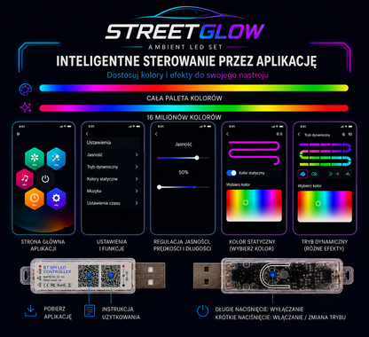 Zestaw Ambient LED StreetGLOW